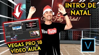 Intro de Natal no Vegas Pro 18  free template down