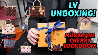 LOUIS VUITTON UNBOXING! + LV MURAKAMI CHERRY COLLECTION LAUNCH