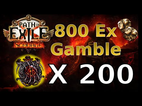 [PoE 3.16] Identifying 200 Watcher's Eyes - 800 Ex Gamble