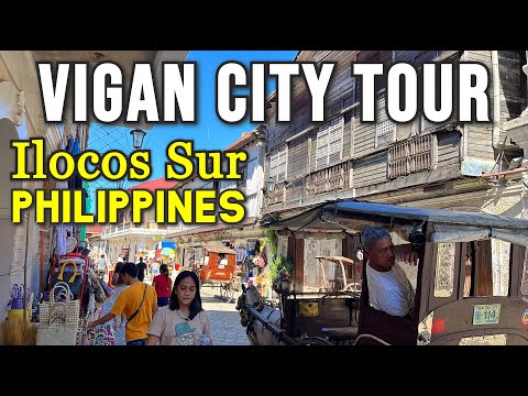 VIGAN CITY FILIPPINES Passeio virtual a pé + visita ao Museu Crisologo | ILOCOS SUR