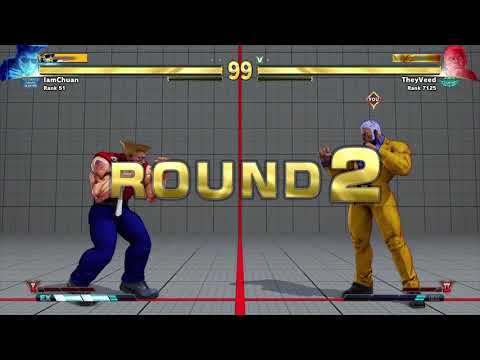 STREET FIGHTER V AE: TheyVeed vs. Ultimate Grand Master iamchuan (Rank 51)