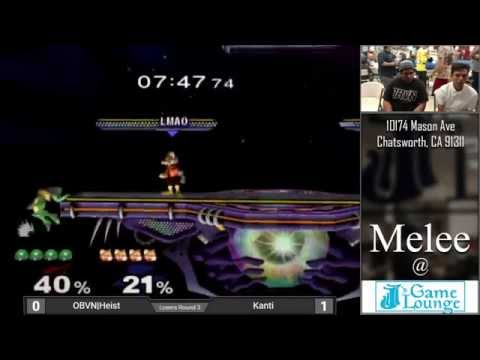 Melee at JJ's 15 - OBVN | Heist (Samus) Vs. Kanti (Fox) - Losers R3 - Singles