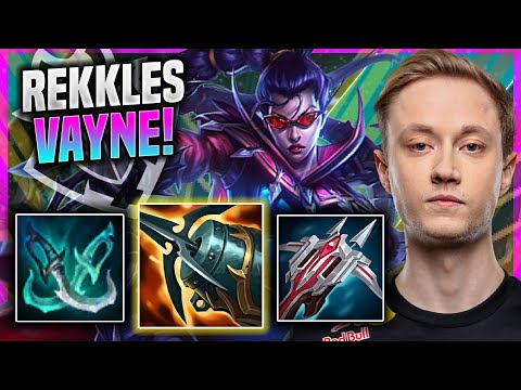 REKKLES BRINGS BACK VAYNE HIS A GOD! - G2 Rekkles Plays Vayne ADC vs Tristana! | Season 11