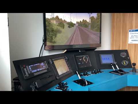 Zusi 3 / Fahrt zwischen Harburg-Maschen [Fahrpult]