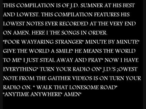 Bass singers#1 J.D. SUMNERS ALL TIME LOWEST NOTES