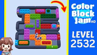 Solution du Niveau 2532 de Color Block Jam