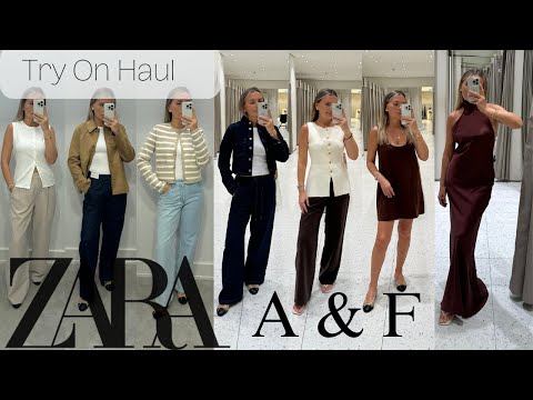 Latest ZARA + A&F  ** | Try On HAUL | **
