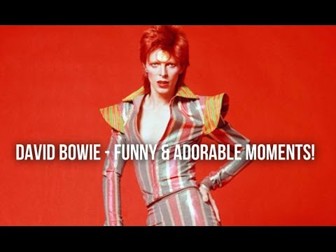 DAVID BOWIE - FUNNY & ADORABLE MOMENTS! PT.1⚡️♡
