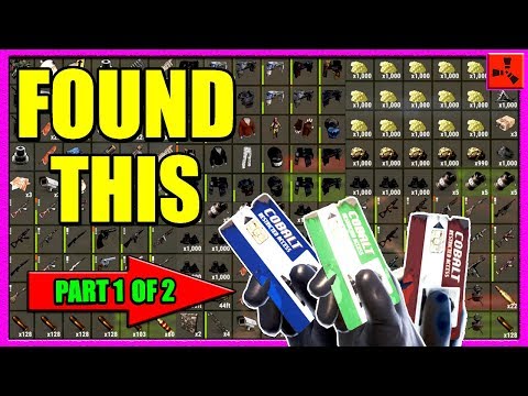 MY RICHEST DECAYED BASE RAID in RUST?! + KeyCards Puzzle Tutorial - Part 1 - (Rust Raids PvP Plays)