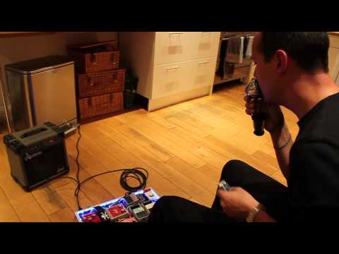 Harp Player Dave Ferguson effects board demo.