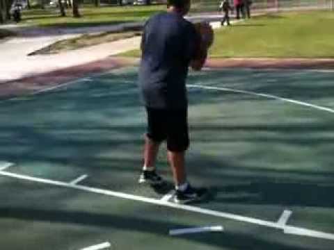 Basketball: Child Inspired by Kareem's Sky-Hook