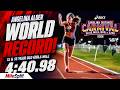 4:40.98! Angelina Alder Runs 12 Year Old Mile World Record!