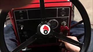 1981 Wheel Horse C85 Pulling an 18' Starcraft Supersport