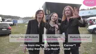 HELLOWEEN at Karju Rock 2014 - Part1 (German with English subs)