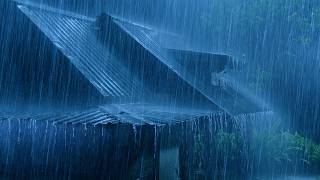 (No Ads) Extreme Night Storm Sounds ⛈️ Heavy Rain for Calm Mind & Better Sleep