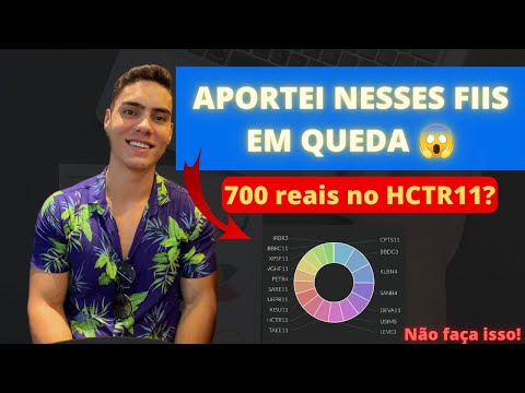 COMPREI NOVAMENTE HCTR11 E O DEVA11! REBALANCEAMENTO DA CARTEIRA?