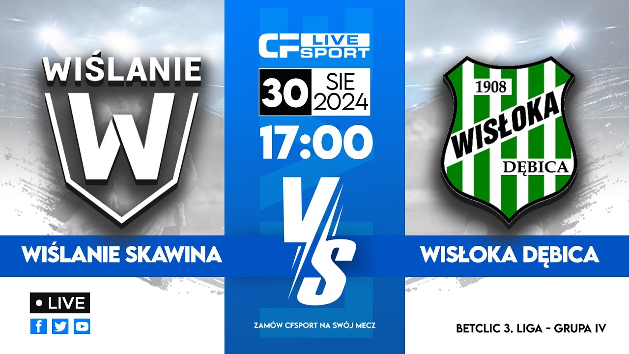 3 liga na żywo: Wiślanie Master Way Skawina - Wisłoka Dębica [TRANSMISJA WIDEO]