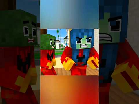 EPIC Minecraft Monster School with Red Wizard Doll!