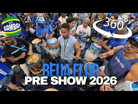 Beija Flor sings É Baiana and some other famous songs before their samba 2026, 360.