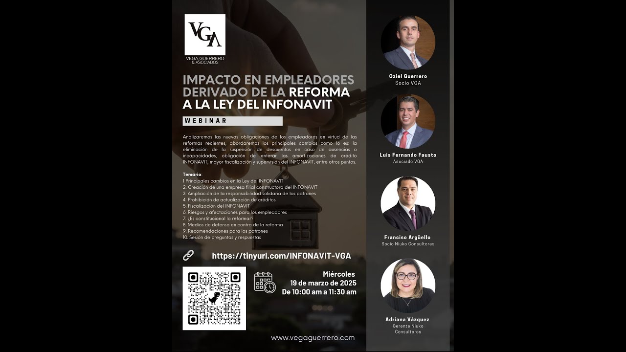 Impacto en derivados derivados de la reforma a la Ley del INFONAVIT