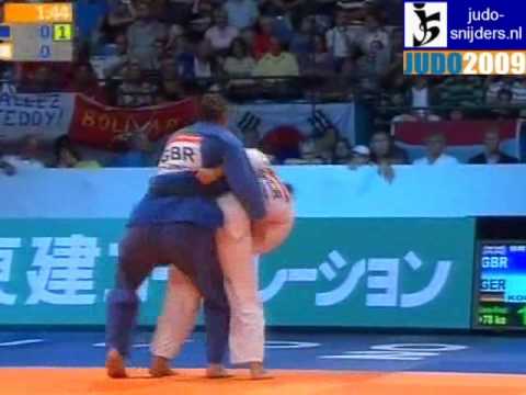 Judo 2009 Rotterdam: Karina Bryant (GBR) - Franziska Konitz (GER) [+78kg] semi-final.