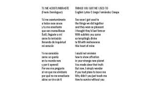 49 Tú me acostumbraste   Things you got me used to
