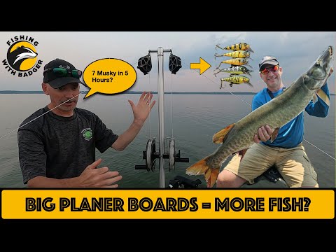 Can Big Planer Boards Boost Your Muskie Trolling Success?