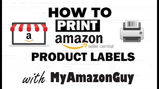 How to Print Amazon Seller Central Product Labels