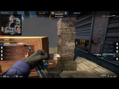 Cloud9 RUSH 1v4 CLUTCH vs Heroic Inferno @ StarSeries i-League Season 4