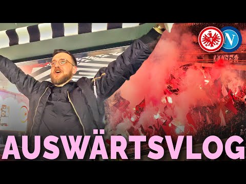 Krasse Stimmung, Handkäs und Klatsche! FRANKFURT VS NEAPEL AUSWÄRTSVLOG