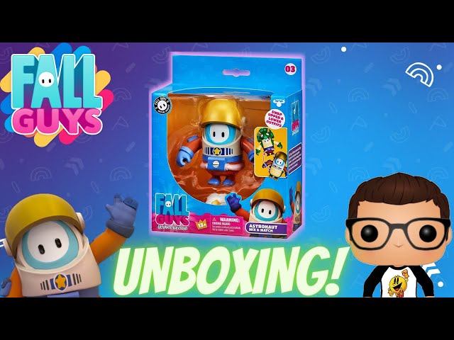 Vídeo relacionado con Fall Guys: Ultimate Knockout Official - Figura de acción articulada de Astronauta de 10 cm con Accesorio