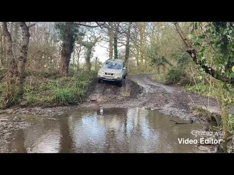 X trail off roading “very muddy”