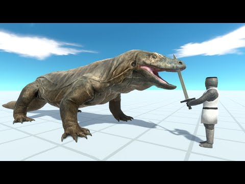 NEW UPDATE KOMODO DRAGON vs EVERY UNIT - Animal Revolt Battle Simulator