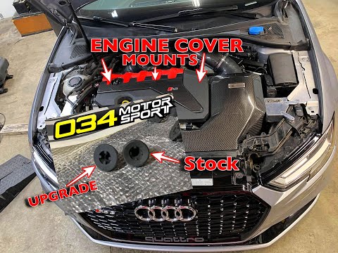 | REVIEW | RS3/TTRS 034 ENGINE COVER MOUNTS, Are they worth it?!?!?!?!