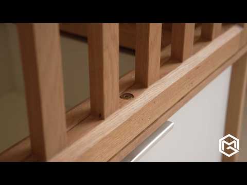 How to Build a Modern Crib from White Oak | DIY Crib That Converts to Toddler Bed