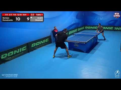 10:30 Bohdan Doroshenko 3-2 Andrii Shamrai West 1 WIN CUP 18.11.2022 | TABLE TENNIS WINCUP