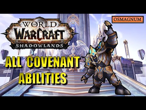All Shadowlands Covenant Signature and Class Abilities
