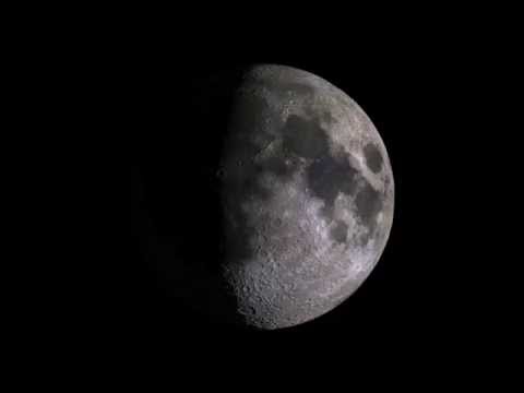 Moon Phase Animation with Beethoven's Piano Sonata No. 14