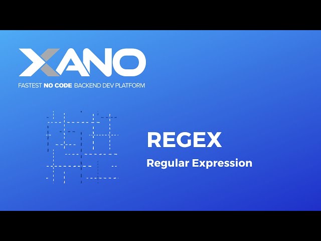Regex (Regular Expression)
