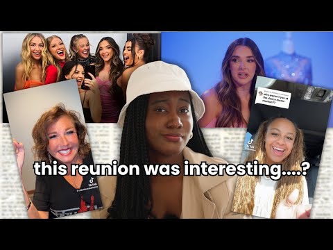 the dance moms reunion was interesting.. (a review)