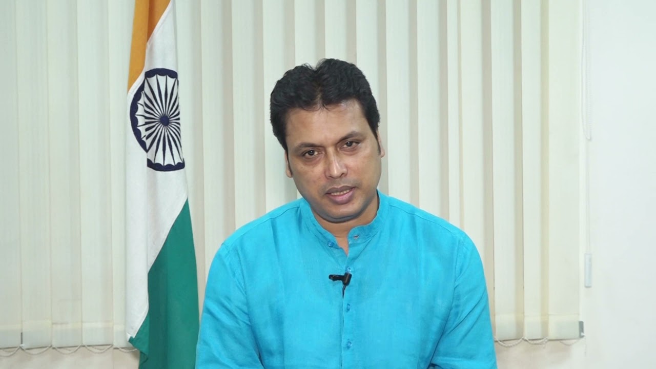 Tripura CM Biplab Kumar Deb thanks to Prime Minister of India Narendra Modi