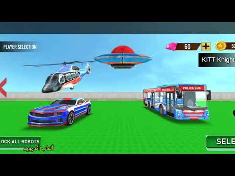 Bus Robot Police Car Multiple Transform War Game 2022 #1 - Android Gameplay