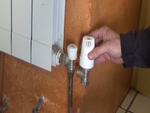 comment monter un robinet thermostatique sur un radiateur