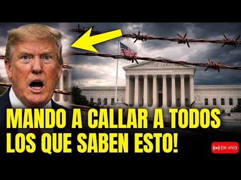 🚨URGENTE! TRUMP MANDA CALLAR A TODOS LOS QUE SABEN ESTO