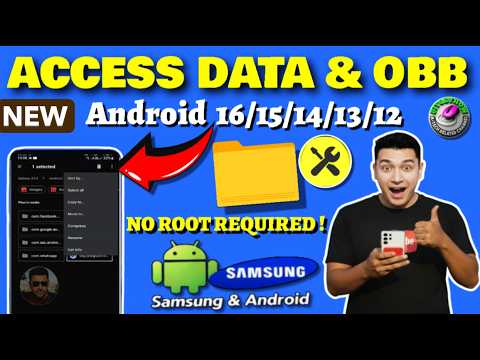 How To Access Data Folder In Android 16/15/14/13 Samsung 2026 || Access Data & OBB Folders [No Root]