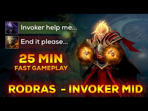 RodraS - Quas Exord Invoker Mid 16 Killing Streak | Dota 2 highlights