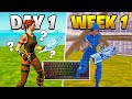 1 WEEK Controller To Keyboard And Mouse Progression Fortnite Controller To KBM