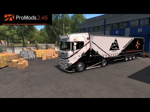 Euro Truck Simulator 2  (ETS2) Skopje nach Blagoewgrad (neue Region) / ProMods 2.45