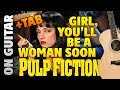 Urge Overkill - Girl, You'll Be a Woman Soon (Fingerstyle Guitar Cover With Free Tabs) [OST "Pulp Fiction"]
