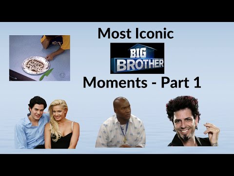 The Most Iconic Moment From Every Big Brother Season - Part 1(Seasons 2-10)